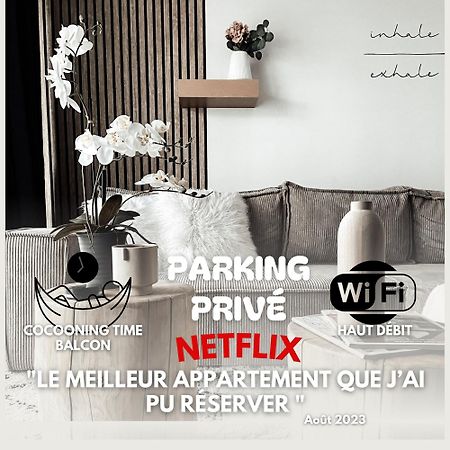 Le Cocon Blanc Metz - T2 - Parking Prive - Balcon - Nouvelle Ville, Gare Zewnętrze zdjęcie